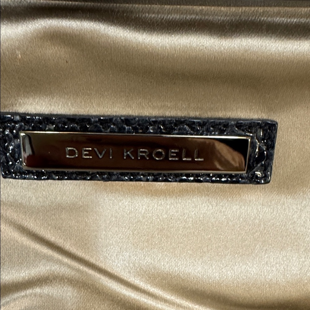 Authentic Devi Kroell Genuine Python Clutch, Made… - image 6